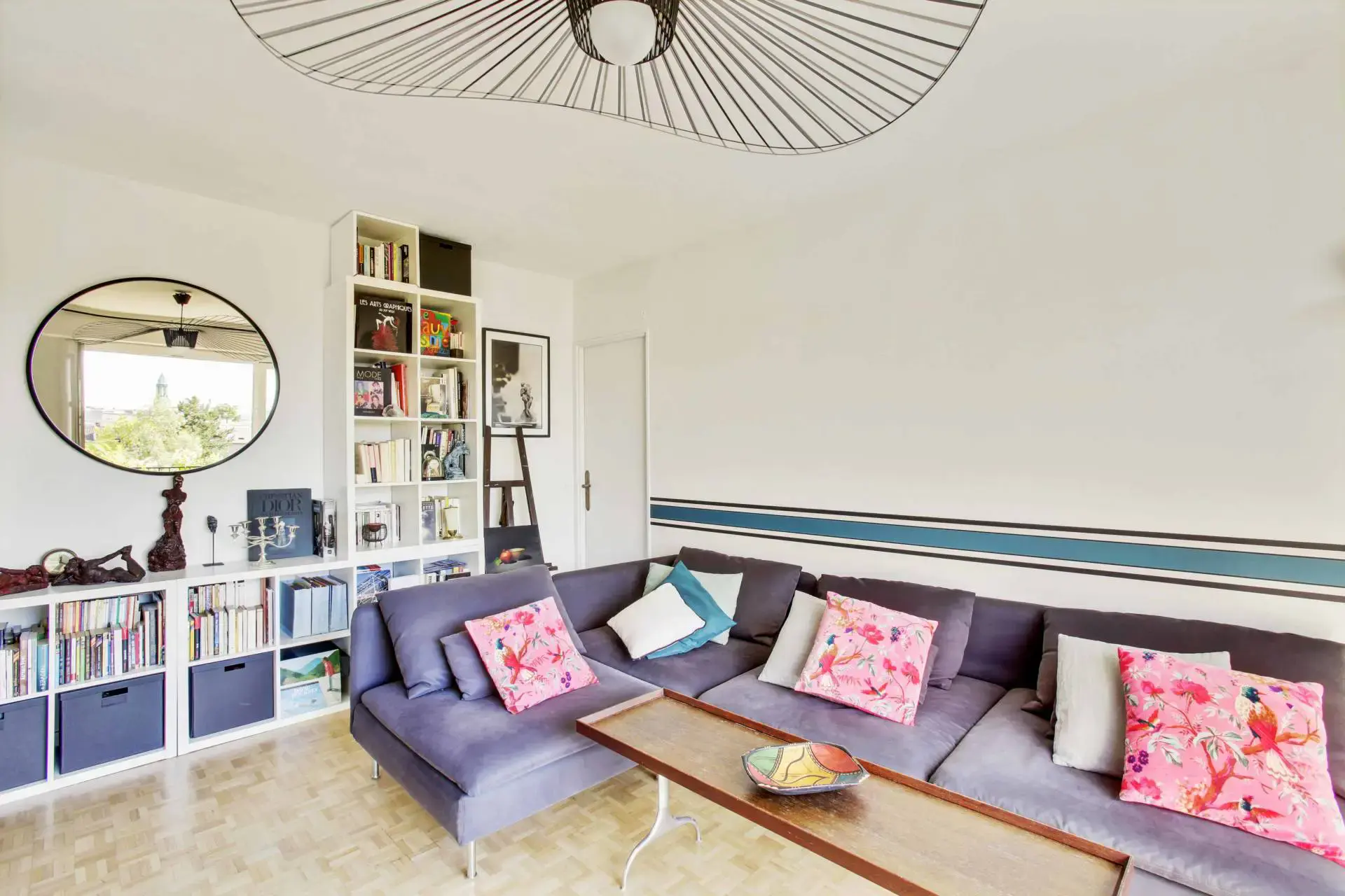 Nadia Duffieux - amenagement et decoration salon bois colombes