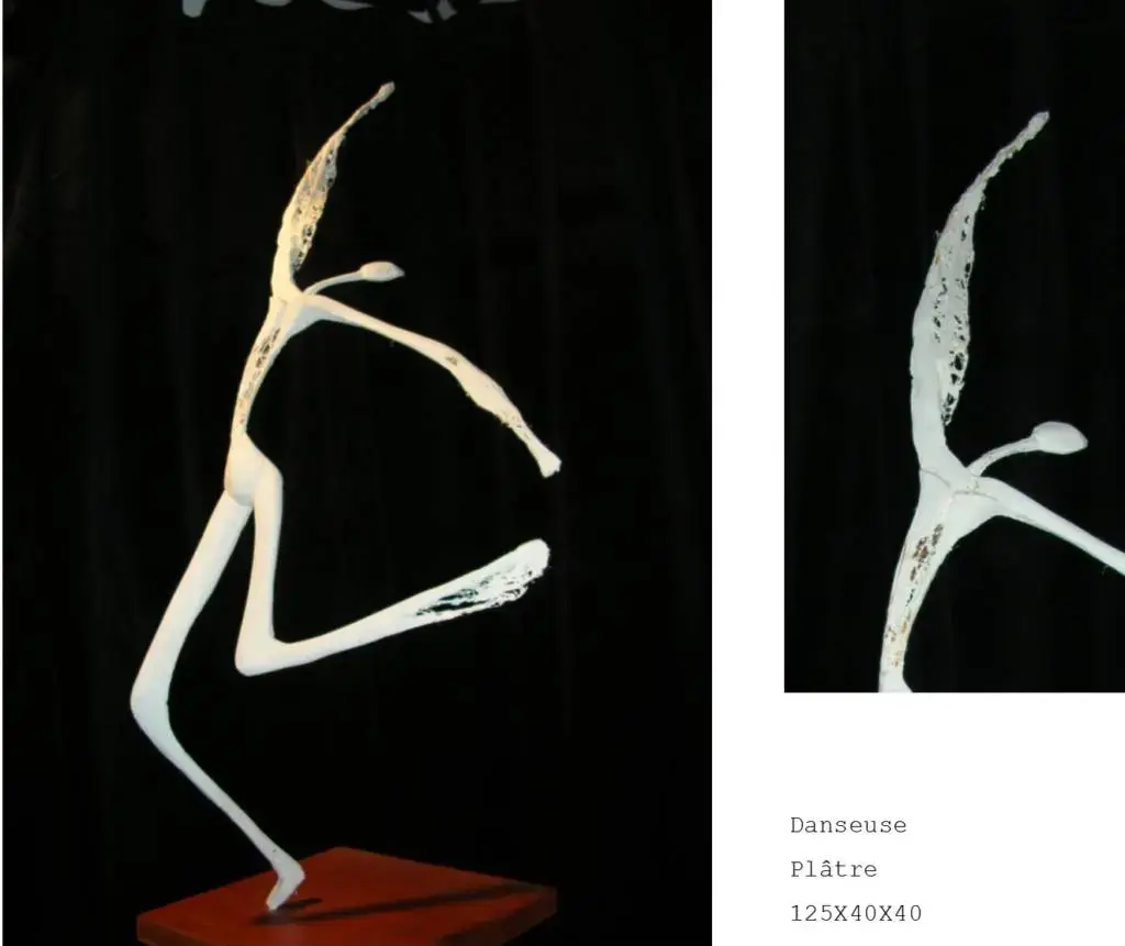 Sculpture platre Nadia Duffieux Designer
