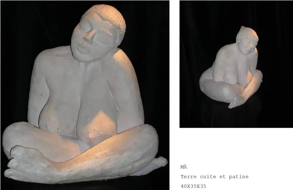 Sculpture terre cuite Nadia Duffieux Designer