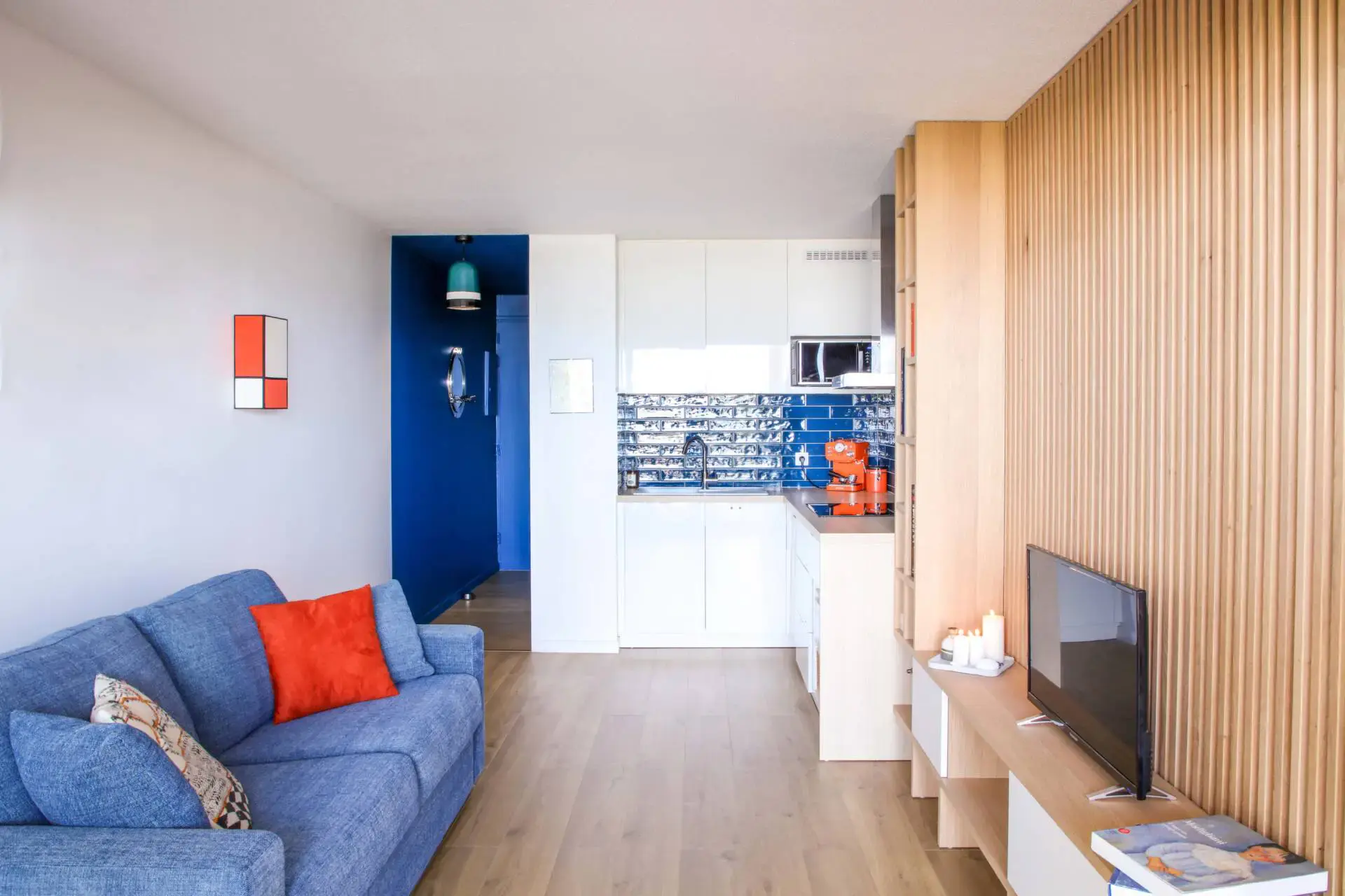 La pause bleue un studio revisité par Neo Design