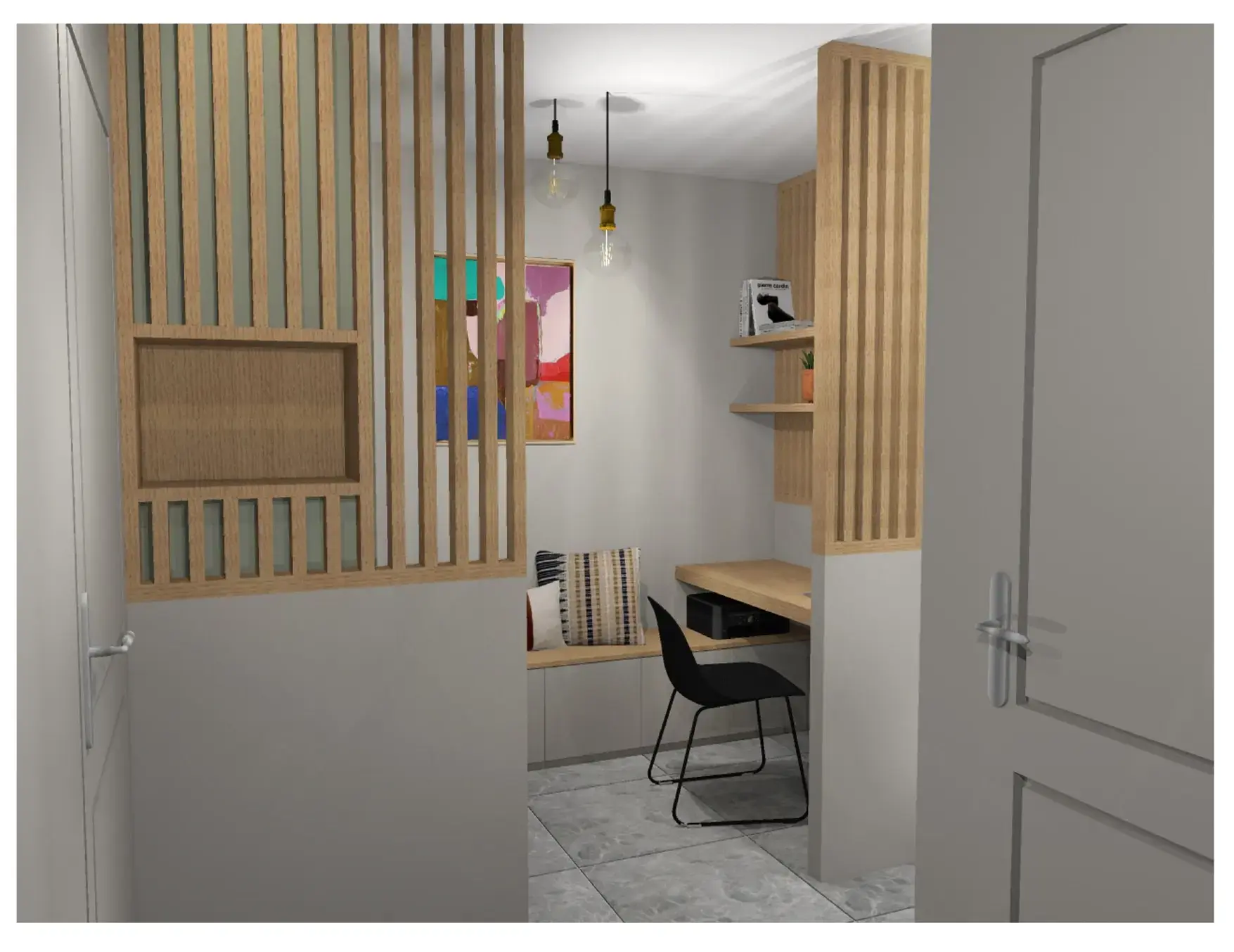 Rendu 3D bureau