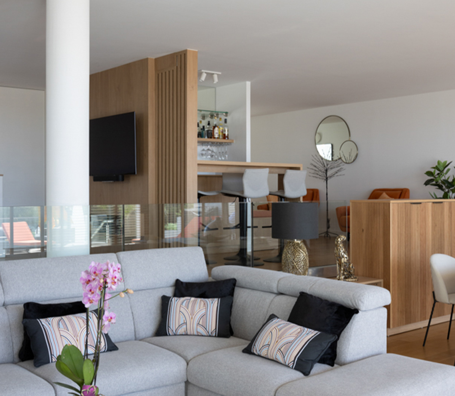 Conception et aménagement d'une maison située à Sète par la décoratrice Nadia Duffieux